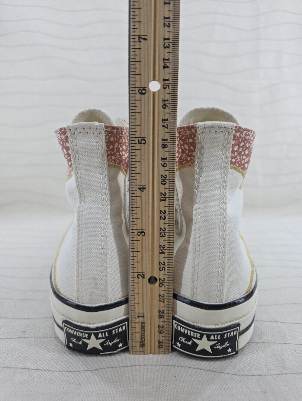 Converse Womems Chuck Taylors 70 Egret Golden Florals Shoes 572423C Size 7.5 - Picture 7 of 14